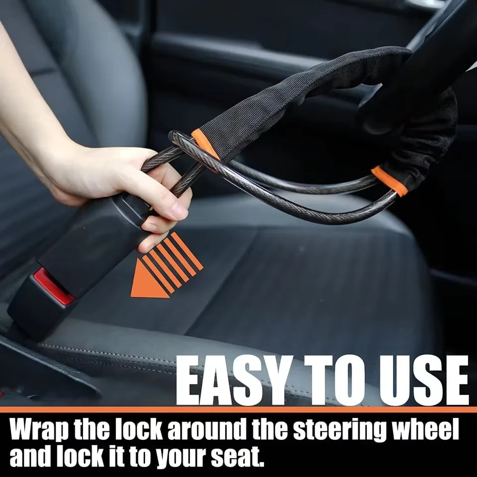 Car Steering Wheel Anti-theft Lock