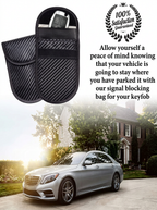 Faraday Signal Blocking Key Pouch